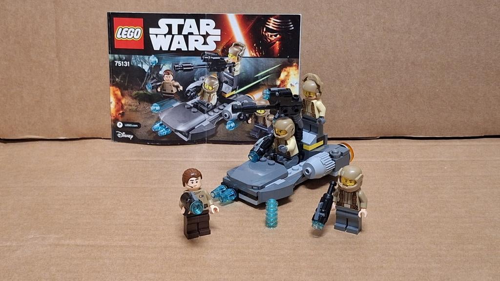 STAR WARS 75131 Resistance trooper battle pack, Ophalen of Verzenden, Zo goed als nieuw, Complete set, Lego