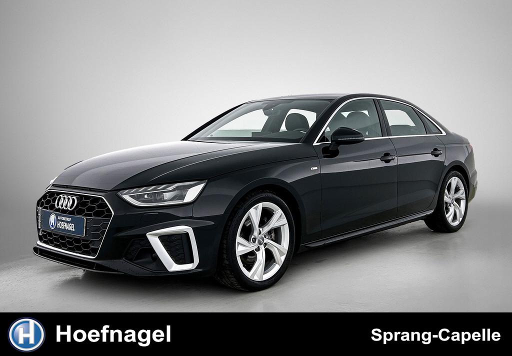 Audi A4 Limousine 35 TFSI S Edition | 1e Eigenaar | Camera |, Gebruikt, 4 cilinders, Zwart, Origineel Nederlands