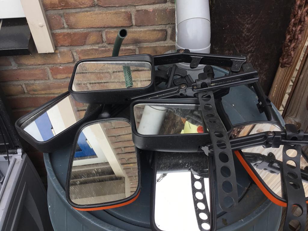 Caravan spiegels, Ophalen, Gebruikt