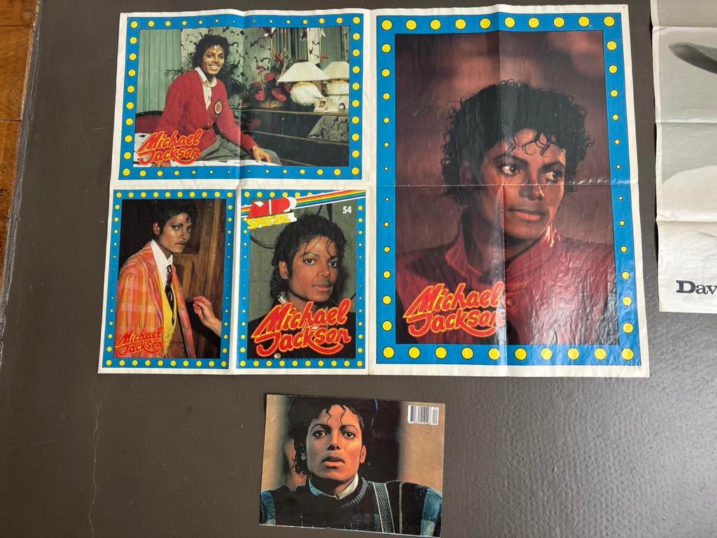Poster Michael Jackson, Verzamelen, Ophalen of Verzenden, Gebruikt, Deurposter of groter, Muziek
