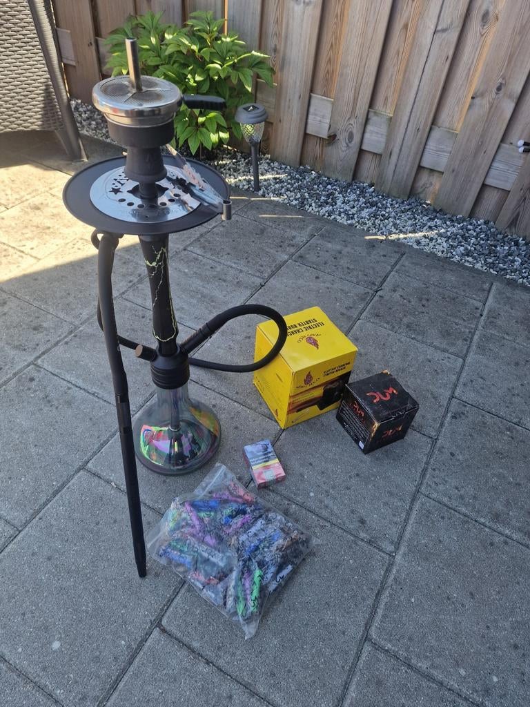 Amy Deluxe waterpijp met toebehoren, Ophalen, Zo goed als nieuw, (Water)pijp