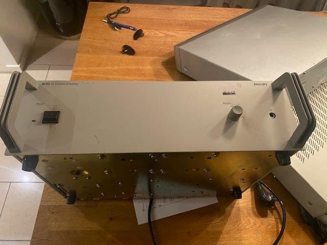 Philips SQ-20 Booster Amplifier, Minder dan 60 watt, Ophalen, Overige merken, Gebruikt