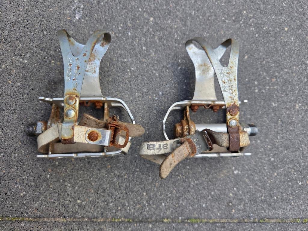 Pedalen antiek, Fietsen en Brommers, Fietsonderdelen, Ophalen of Verzenden