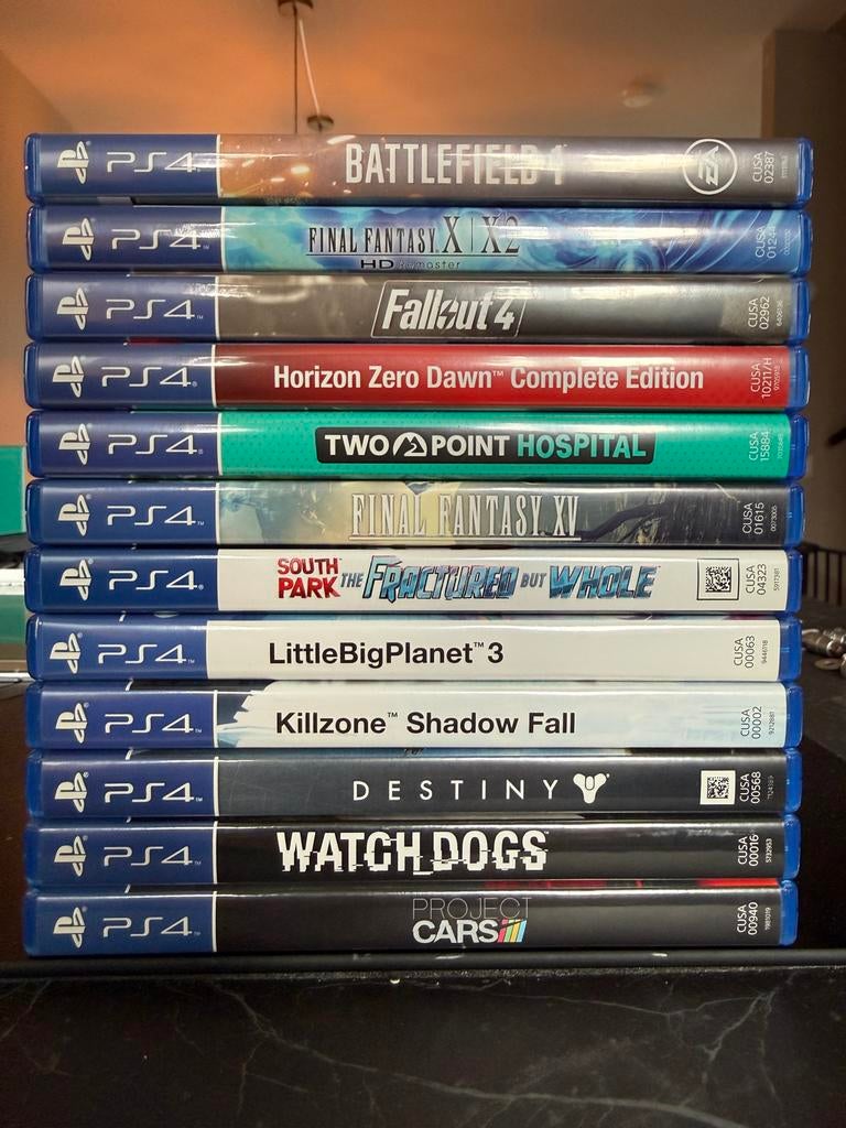 Stapel PlayStation 4 games, Gebruikt, Vanaf 18 jaar, Overige genres, 1 speler