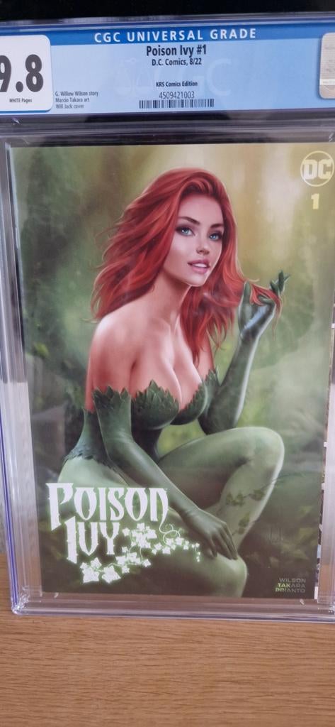 Poison Ivy #1 CGC 9.8 - KRS Comics Edition - Will Jack Cover, Boeken, Strips | Comics, Eén comic, Amerika, Nieuw, Ophalen of Verzenden