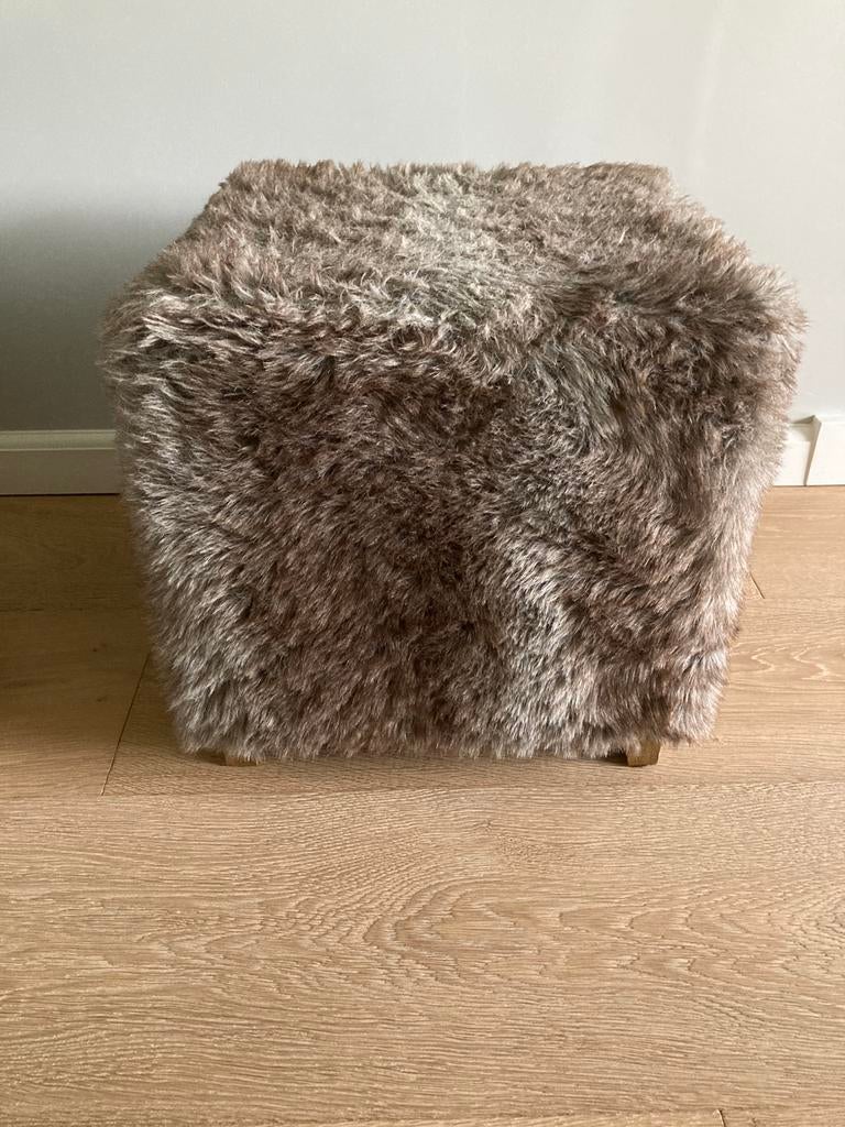 Leuke poef 40x40 cm, Huis en Inrichting, Ophalen, Minder dan 50 cm, Vierkant, Stof
