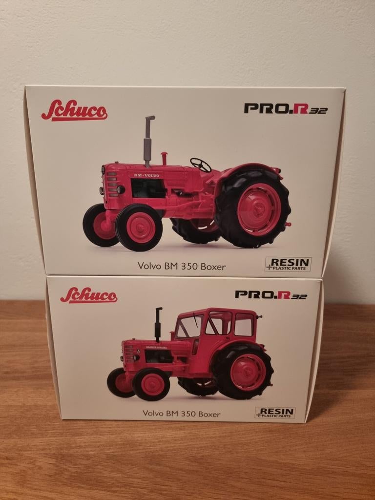 Set Volvo BM 350 Boxer Schuco, Hobby en Vrije tijd, Modelauto's | 1:32, Nieuw, Tractor of Landbouw, Schuco, Ophalen of Verzenden