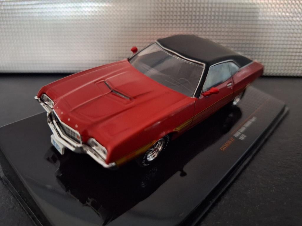 Ford Gran Torino Sport 1972 Schaal 1:43, Overige merken, IXO, IXO, Nieuw