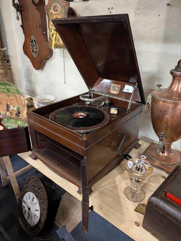 Oude grammofoon €90., Ophalen, Gelezen, Artiest