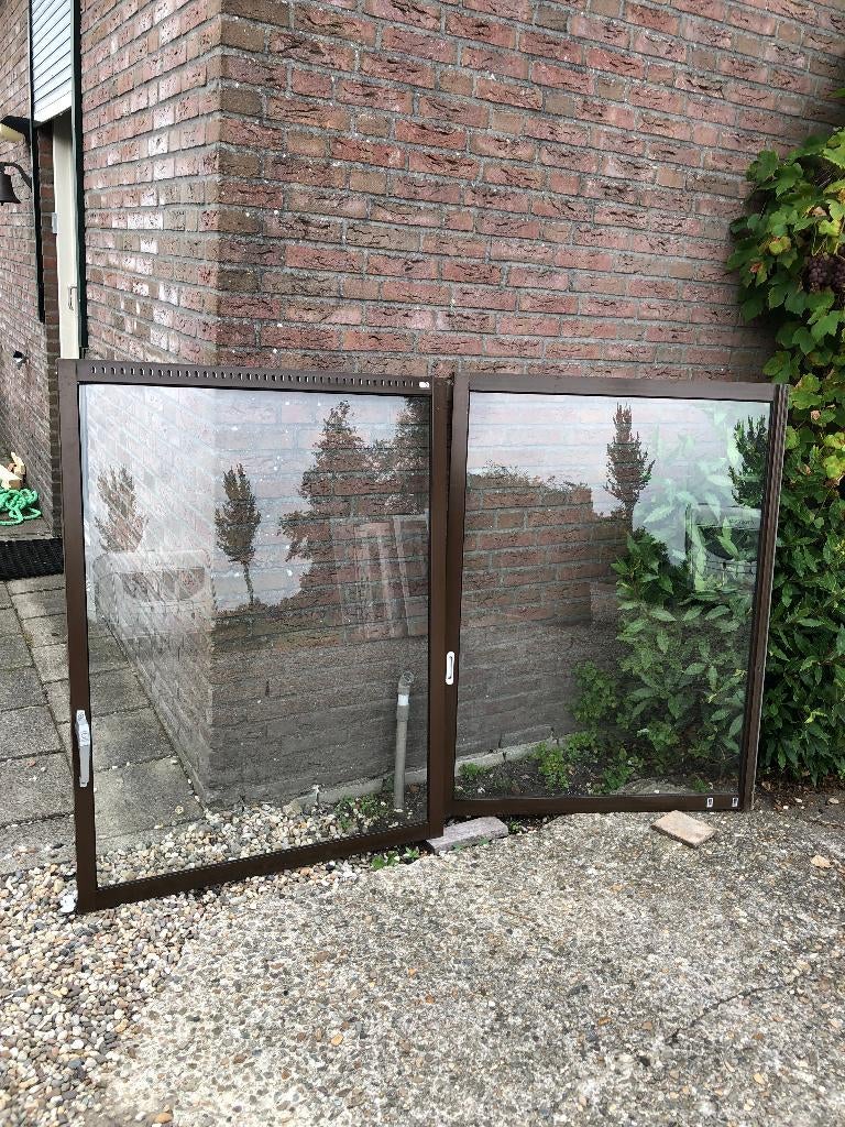 | ramen met aluminium rand voor broeikas/windscherm 170x99, Ophalen, Gebruikt, 80 tot 120 cm, Overige typen