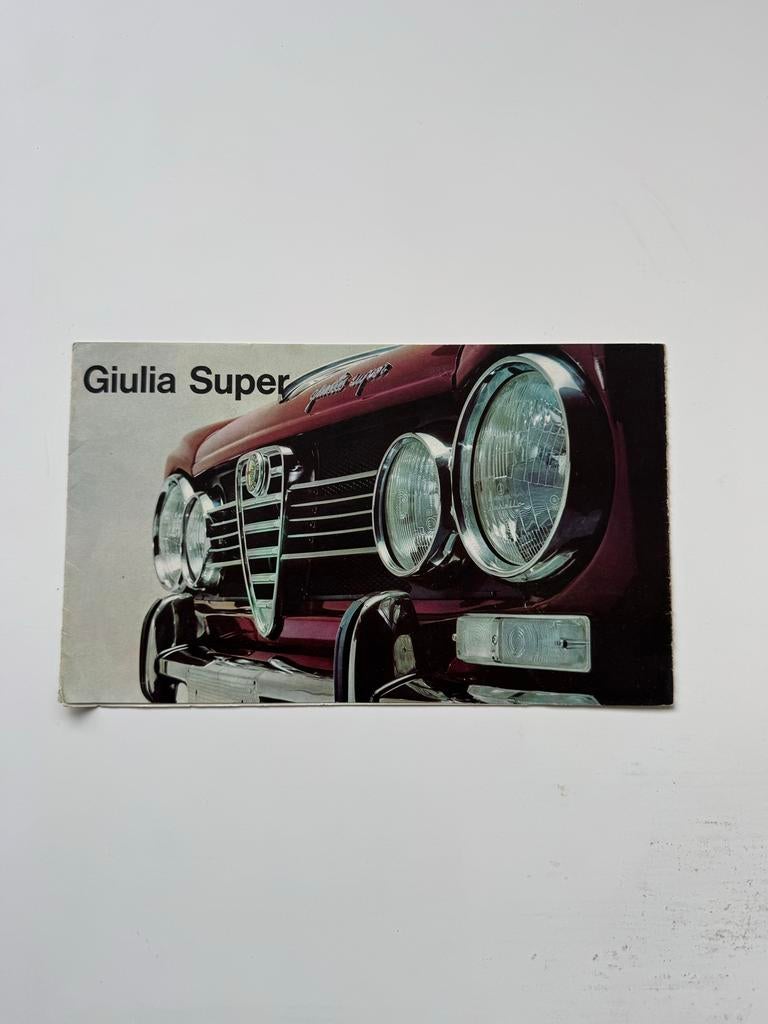Flyer Alfa Romeo Giulia Super 1967, Boeken, Ophalen of Verzenden, Gelezen, Alfa Romeo