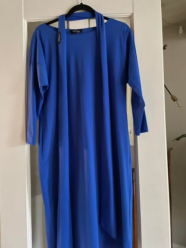 La dress jurkje, Maat 38/40 (M), Blauw, Ophalen of Verzenden, Zo goed als nieuw