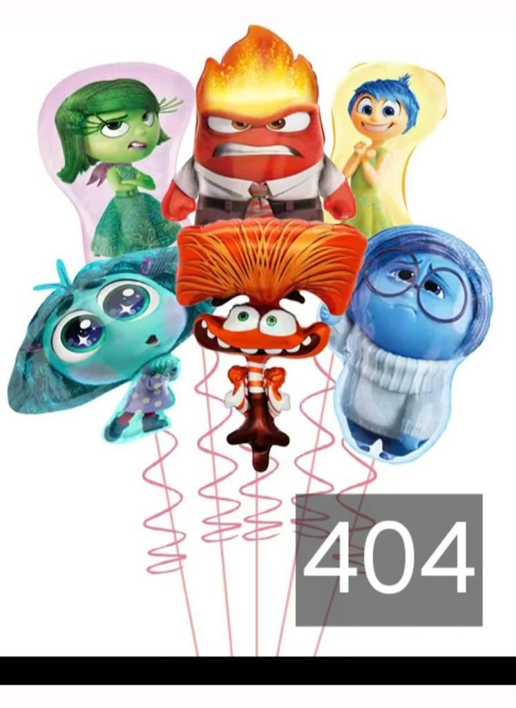 Inside Out Ballonnen Set - Nieuw, Ophalen of Verzenden, Nieuw, Jongen of Meisje