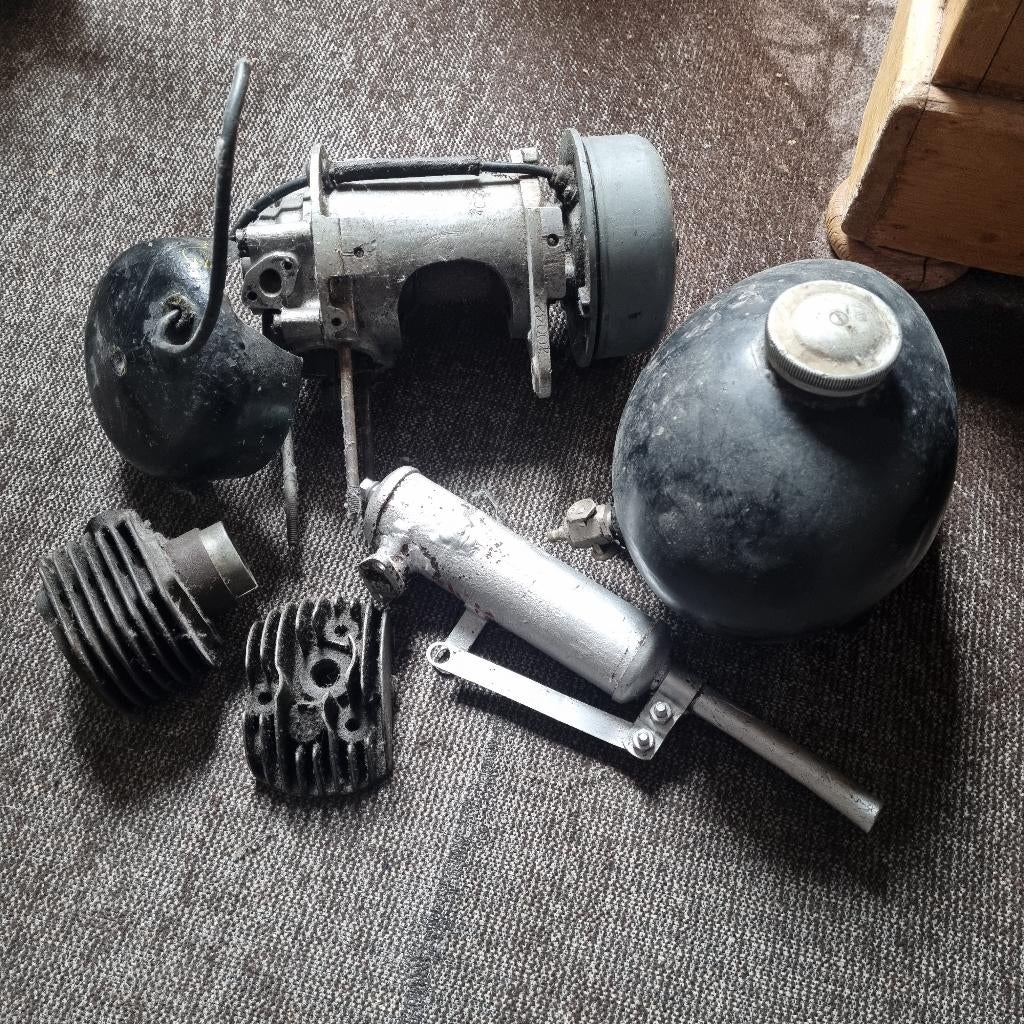 Berini m13 (eitje) onderdelen (1950), Fietsen en Brommers, Ophalen of Verzenden, Gebruikt, Blok, Overige merken