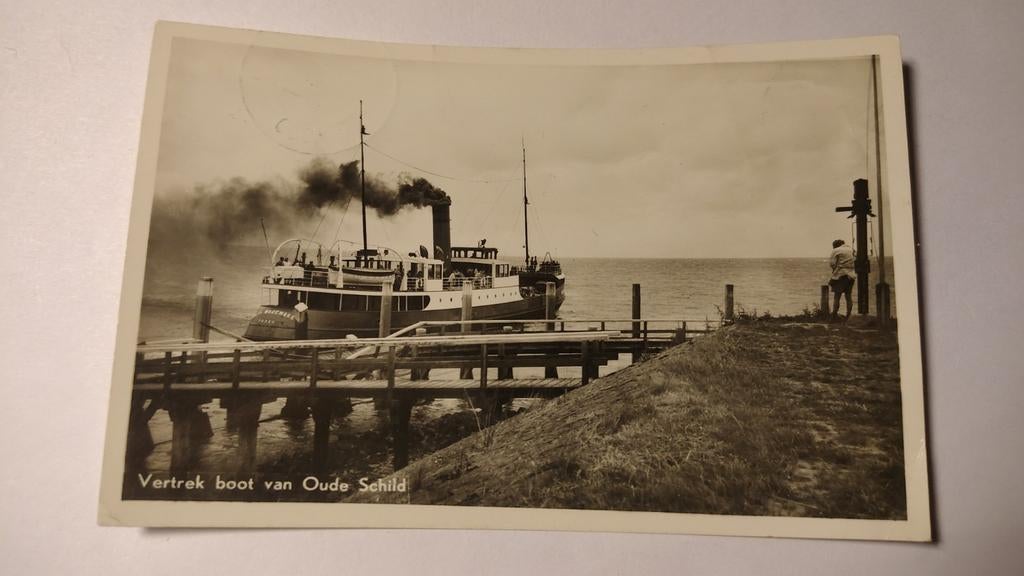 Texel Vertrek boot van Oude Schild, Verzamelen, Ophalen of Verzenden, Friesland