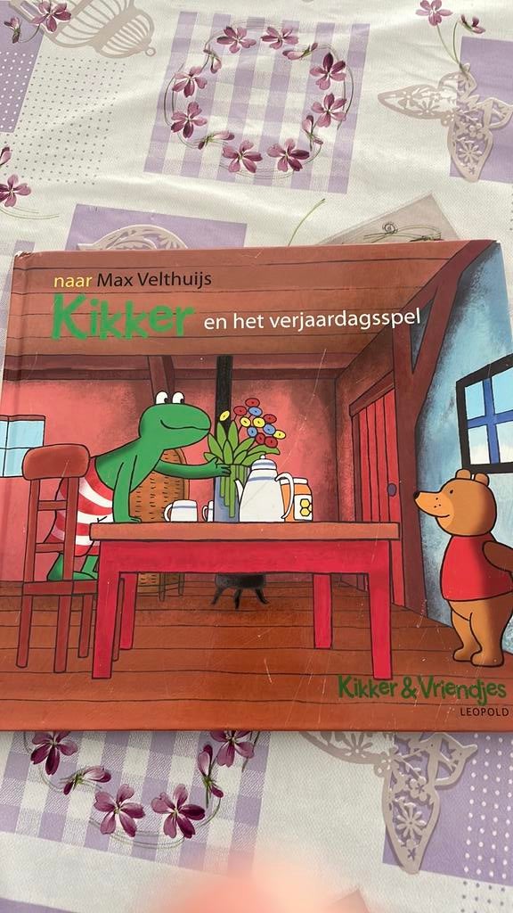 Max Velthuijs - Kikker en het verjaardagsspel, Ophalen of Verzenden, Zo goed als nieuw, Max Velthuijs