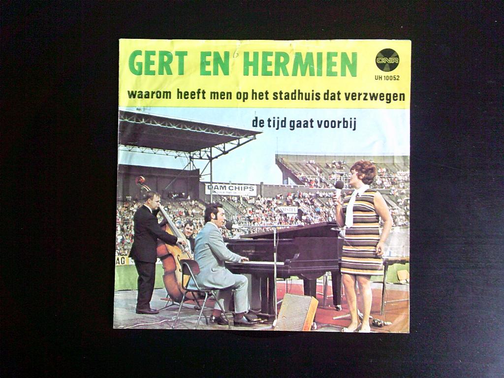 gert en hermien - waarom heeft men op het stadhuis dat, Cd's en Dvd's, Vinyl | Nederlandstalig, Ophalen of Verzenden, Gebruikt