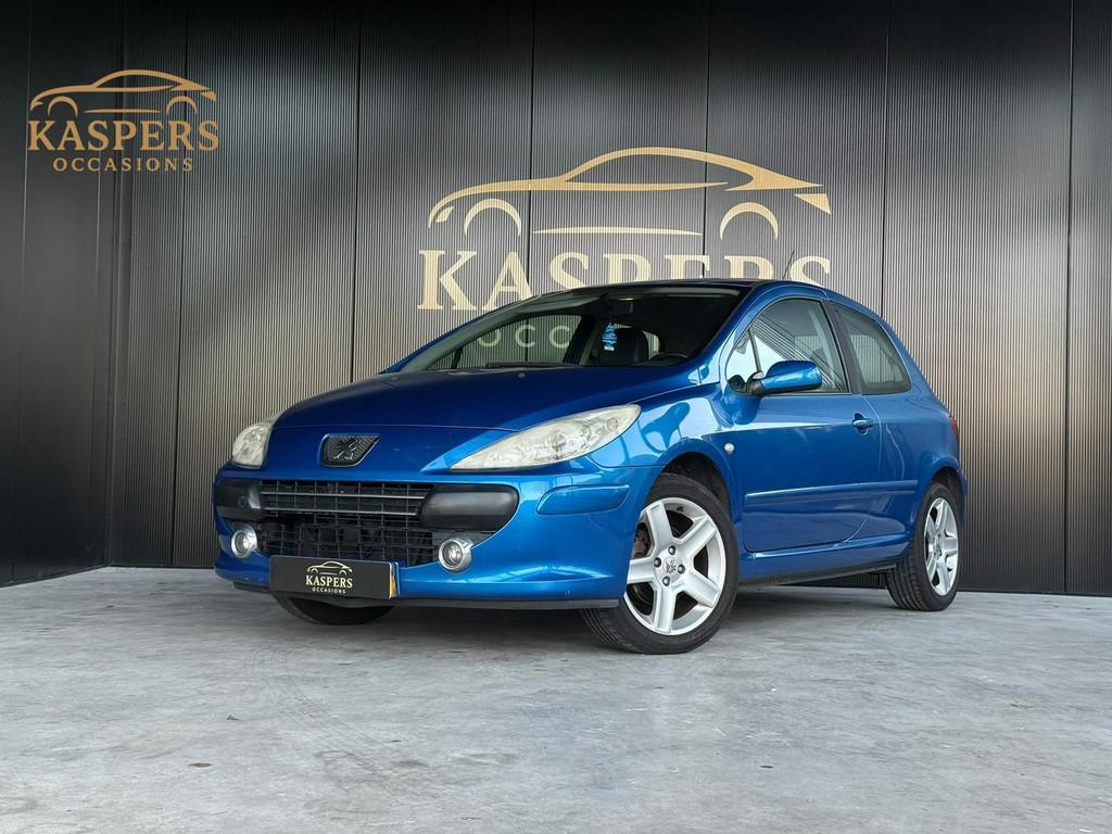 Peugeot 307 2.0-16V |Cruise|Airco|Nette auto|Nieuwe APK|, Gebruikt, 4 cilinders, Blauw, Origineel Nederlands