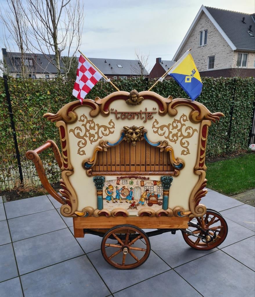 Draaiorgel "Toontje" (ver)huur, Ophalen of Verzenden, Gebruikt