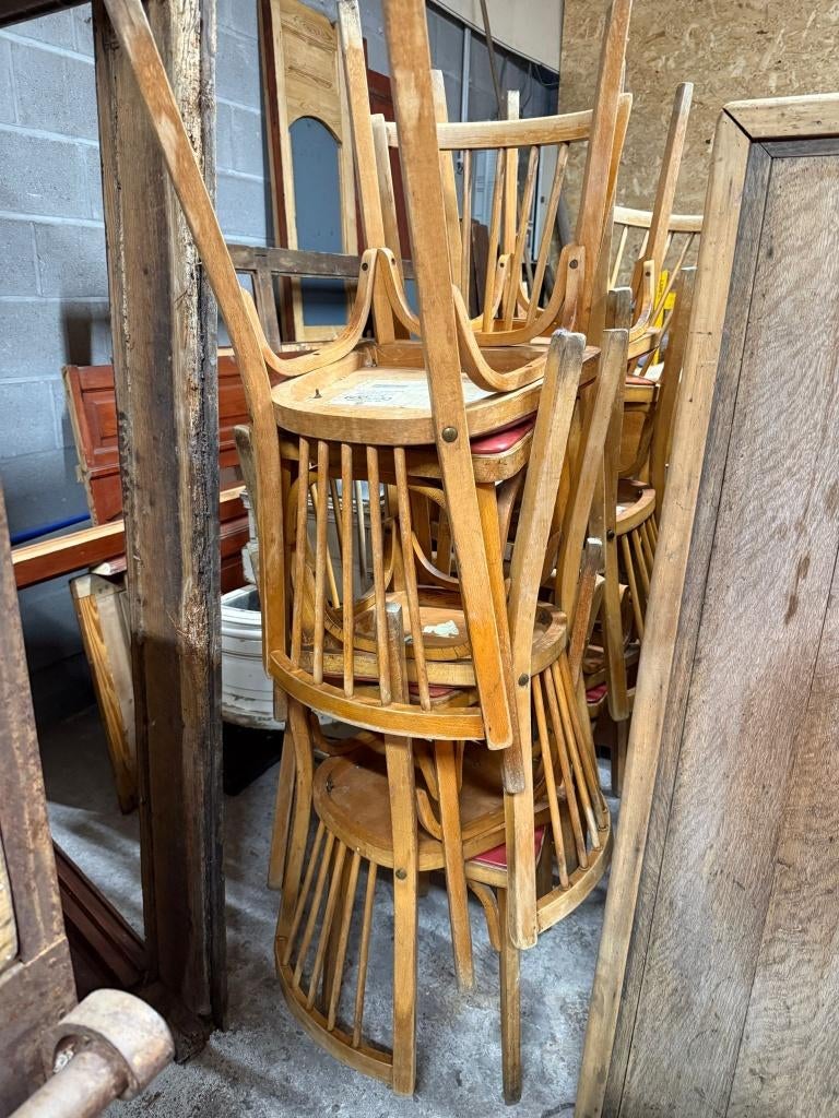 Stoelen Bauhaus stijl, Ophalen, Bruin, Zo goed als nieuw, Vijf, Zes of meer stoelen