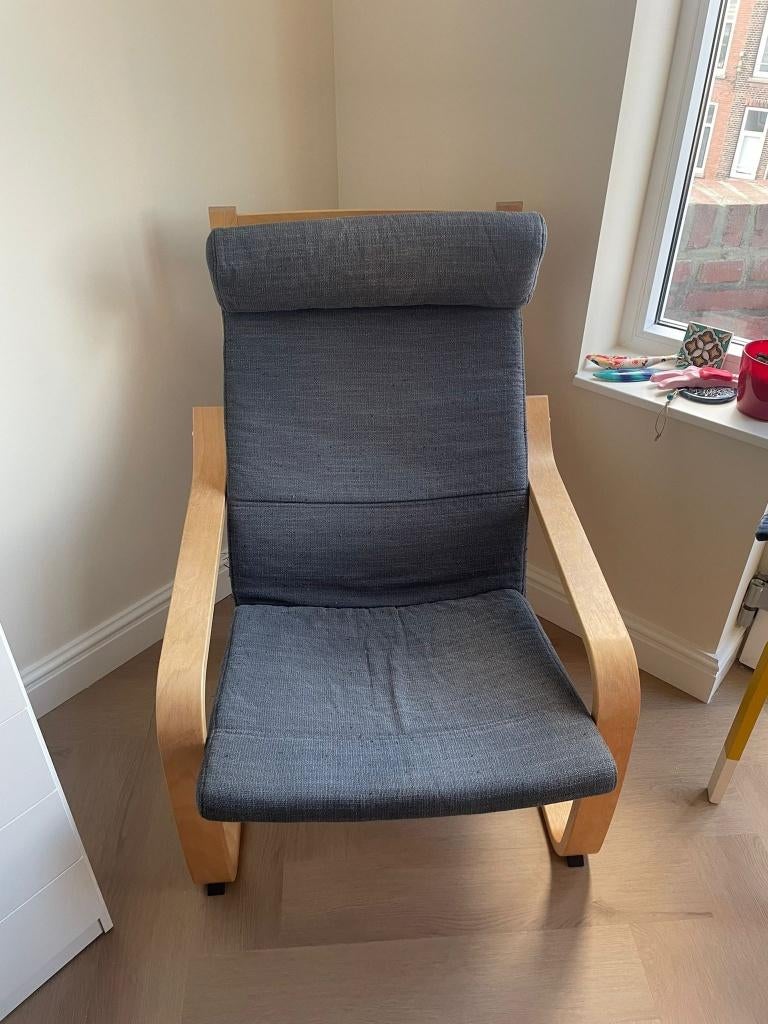 IKEA armchair POÄNG, Huis en Inrichting, Fauteuils, Ophalen, Gebruikt, 75 tot 100 cm, 50 tot 75 cm