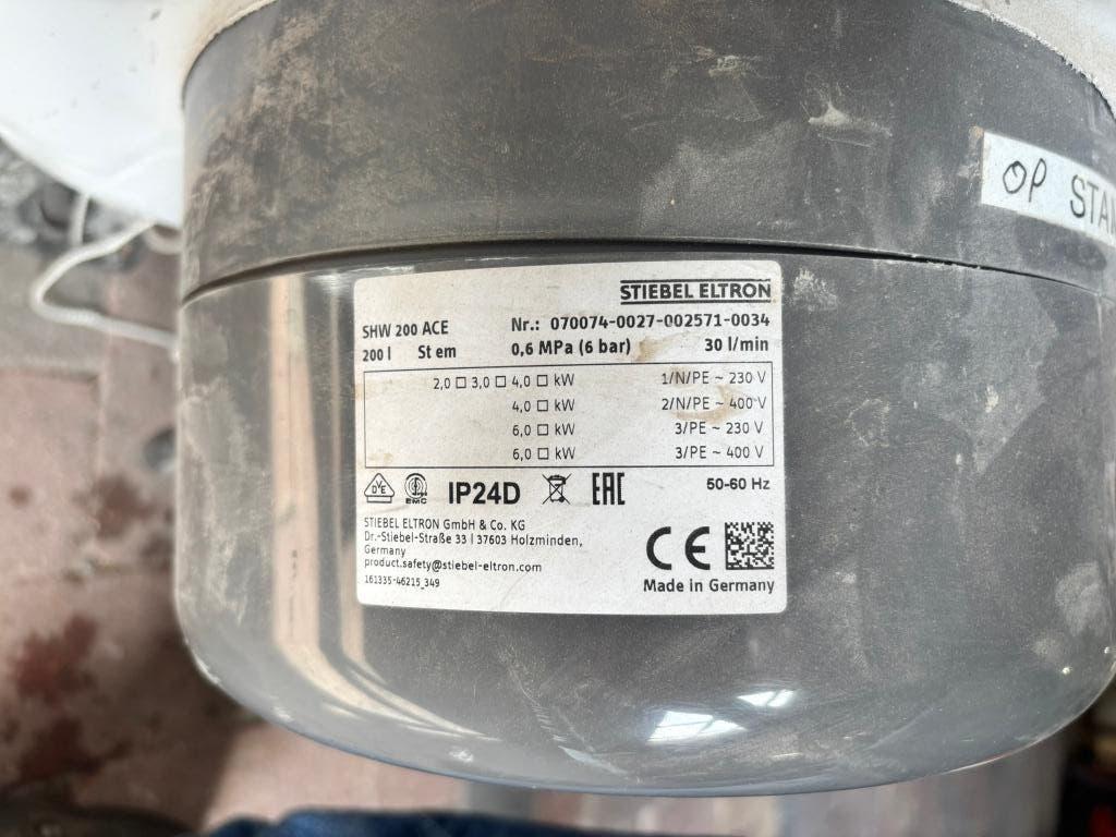 Stiebel Eltron SHW 200 ACE 200L – Elektrische Boiler, Doe-het-zelf en Verbouw, Geisers en Boilers, Ophalen, Gebruikt, 100 liter of meer