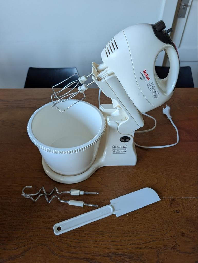 Tefal Prep'line Stand Mixer, Gebruikt, 3 snelheden of meer, Ophalen of Verzenden, 2 tot 3 liter