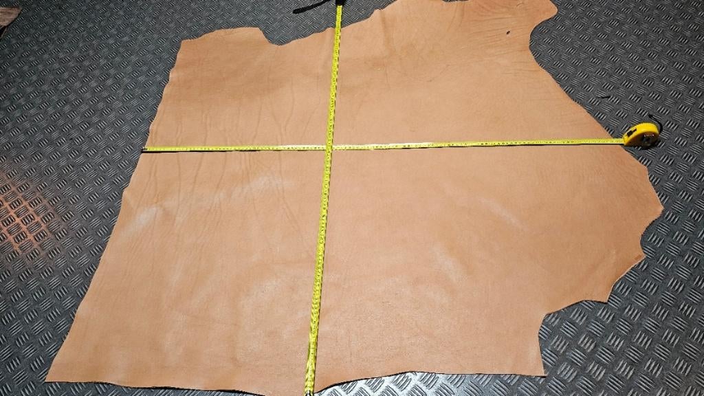 Rund - Leer Camel-Sand(zie omschrijving!), Overige kleuren, Leer of Kunstleer, Nieuw, Ophalen of Verzenden