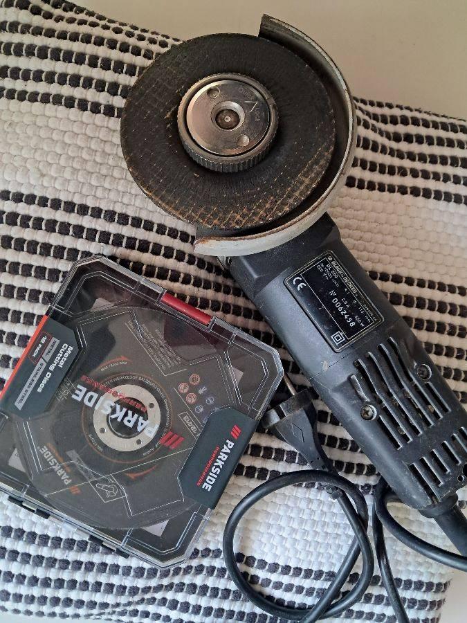 slijptol black en decker incl nieuwe slijpschijven, Ophalen, Gebruikt