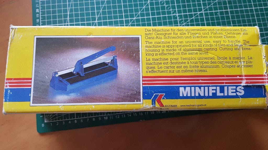 Miniflies Tegelsnijder K875 voor mozaiek, Geschikt voor snijden, Gebruikt, Overige thema's, Overige typen