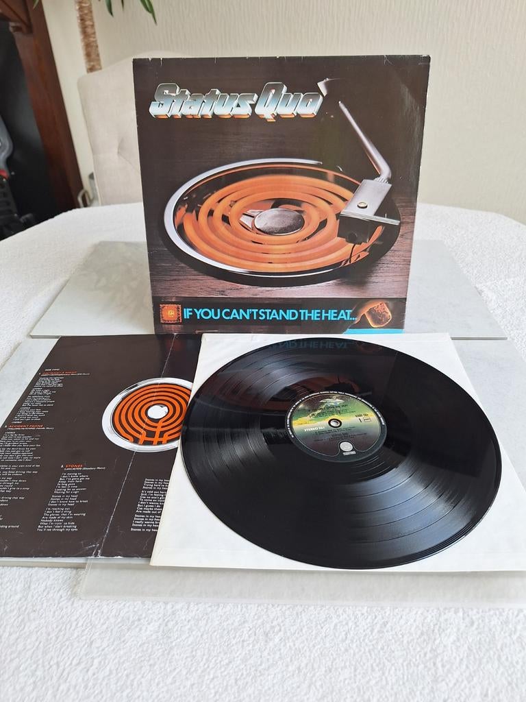 LP van  STATUS QUO //IF YOU CAN'T STAND THE HEAT...uit 1978, Cd's en Dvd's, Vinyl | Rock, Ophalen of Verzenden, Gebruikt, 12 inch