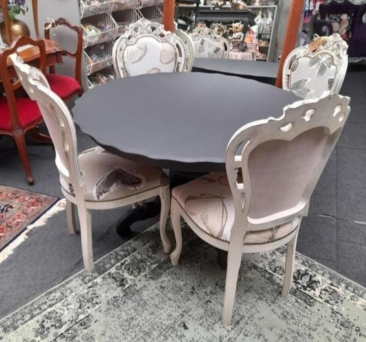 Barok eethoek compleet of los te koop, Antiek en Kunst, Antiek | Meubels | Tafels, Ophalen of Verzenden