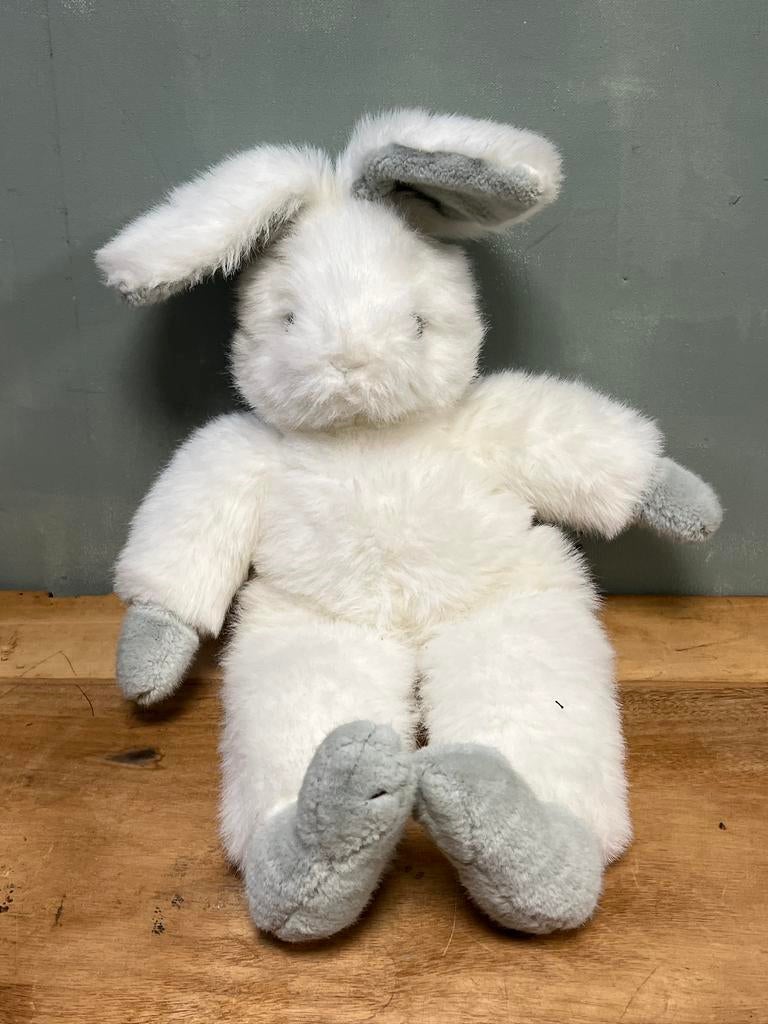 Vintage knuffelkonijn wit 55 cm, Ophalen of Verzenden, Zo goed als nieuw, Overige typen