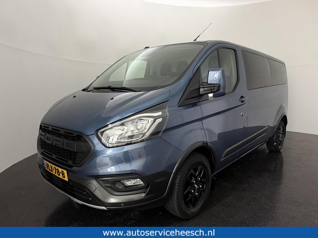 Ford Transit Custom 2.0 TDCI 130PK L2H1 TRAIL l AIRCO l NAVI, Auto's, Voorwielaandrijving, Blauw, 2800 kg, Bedrijf