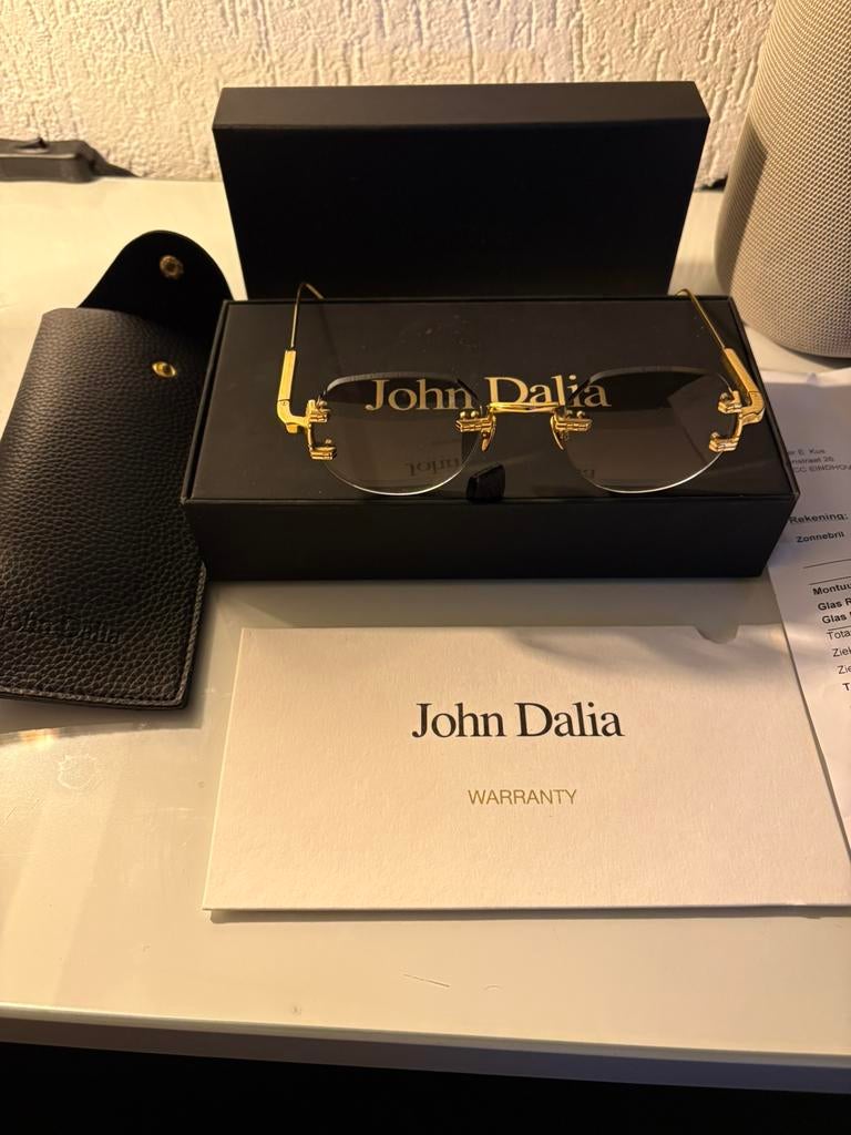 John Dalia Bril, Ophalen of Verzenden, Zo goed als nieuw, Zwart, Overige merken