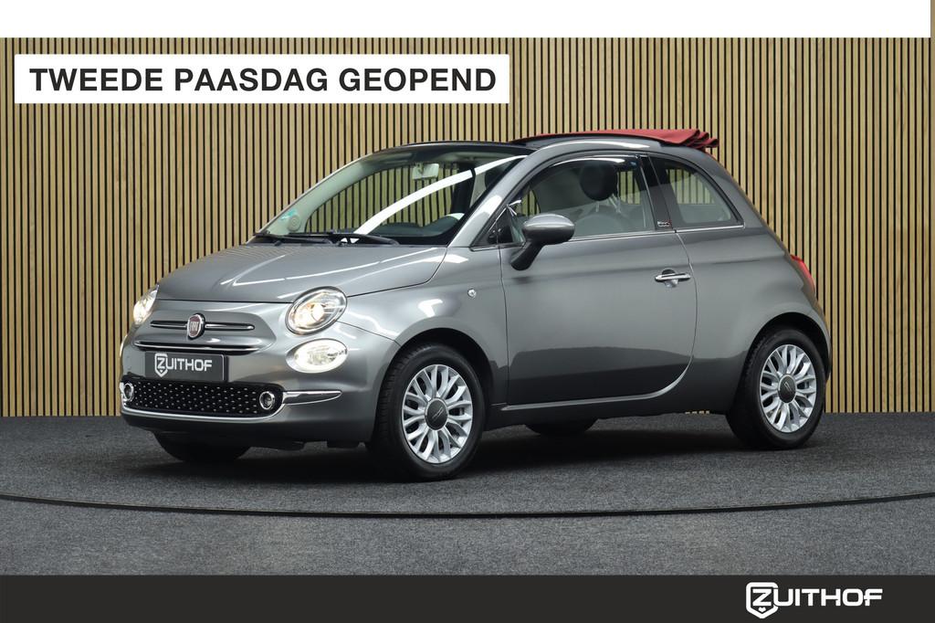Fiat 500C 1.2 Automaat Lounge Cabrio Automaat | Elek Bedienb, Auto's, Stof, Gebruikt, 4 cilinders, Lichtsensor