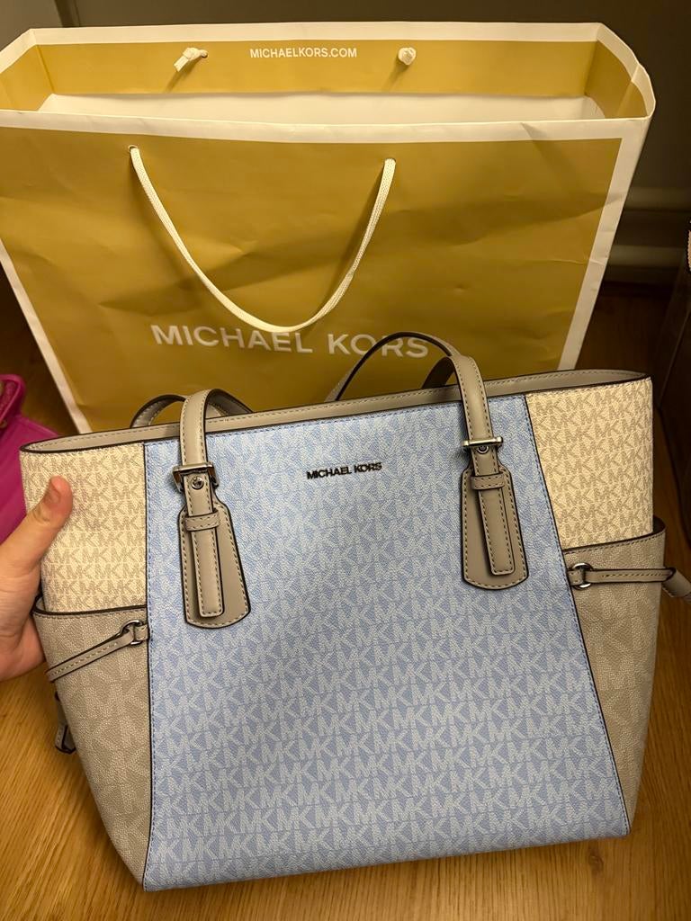 Michael Kors tas, Ophalen of Verzenden, Nieuw, Blauw, Handtas