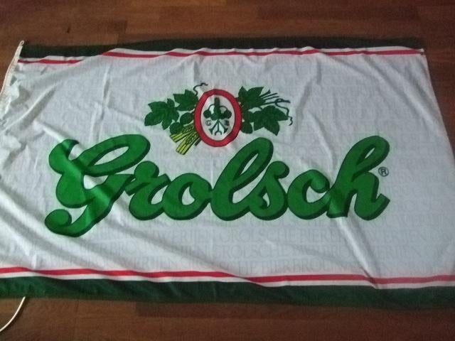 Grolsch vlag (nr.4) 140x94 cm., Verzamelen, Biermerken, Nieuw, Overige typen, Grolsch, Ophalen of Verzenden
