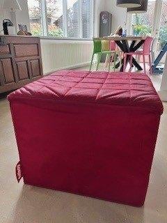 Fatboy First Avenue poef rood, Ophalen, Gebruikt