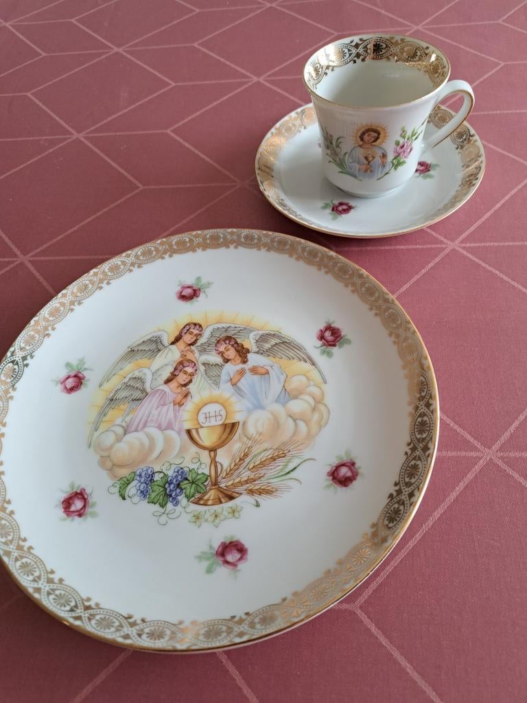 Eerste communie ontbijtset., Ophalen