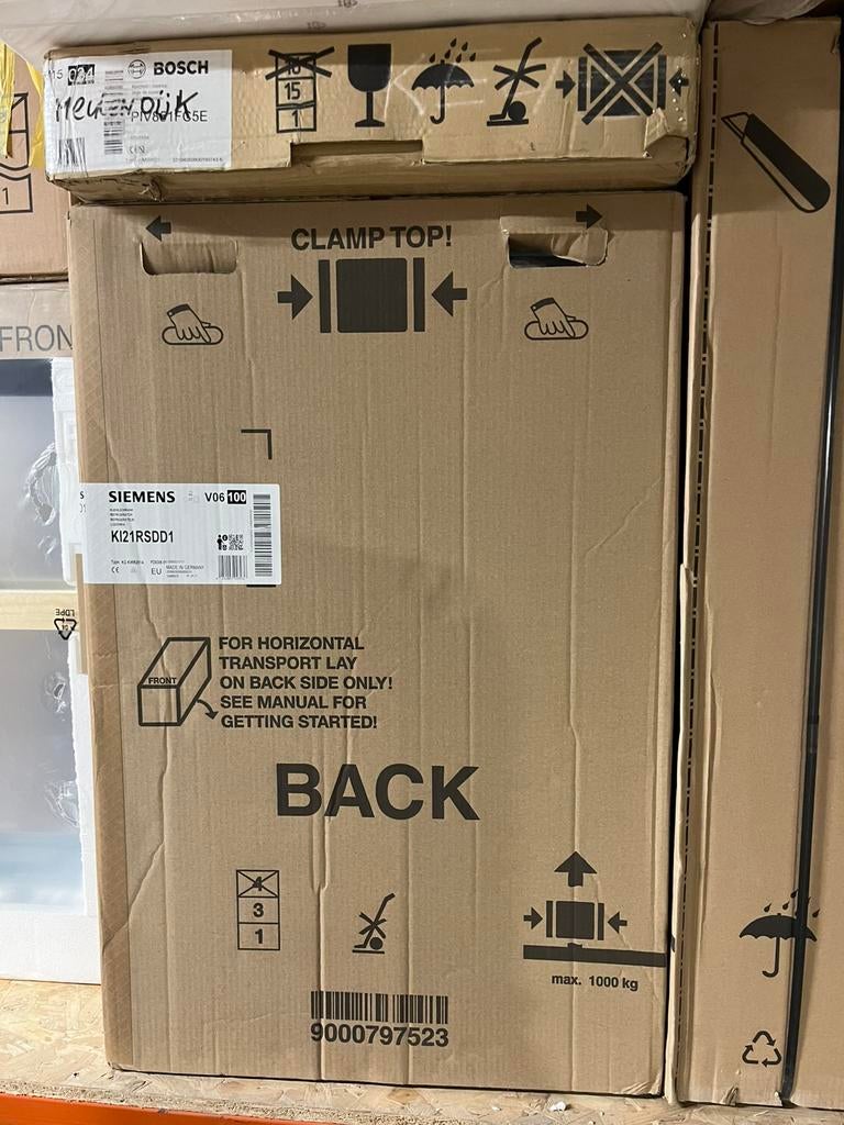 Siemens inbouw koelkast KI21RSDD1, Witgoed en Apparatuur, Koelkasten en IJskasten, Ophalen of Verzenden, Nieuw, Zonder vriesvak