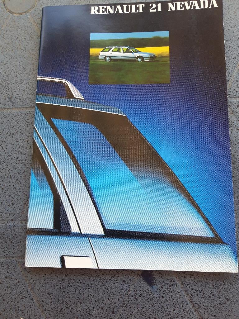 folder Renault 21 Nevada modeljaar 1991 - Nederlands, Ophalen of Verzenden, Zo goed als nieuw, Renault