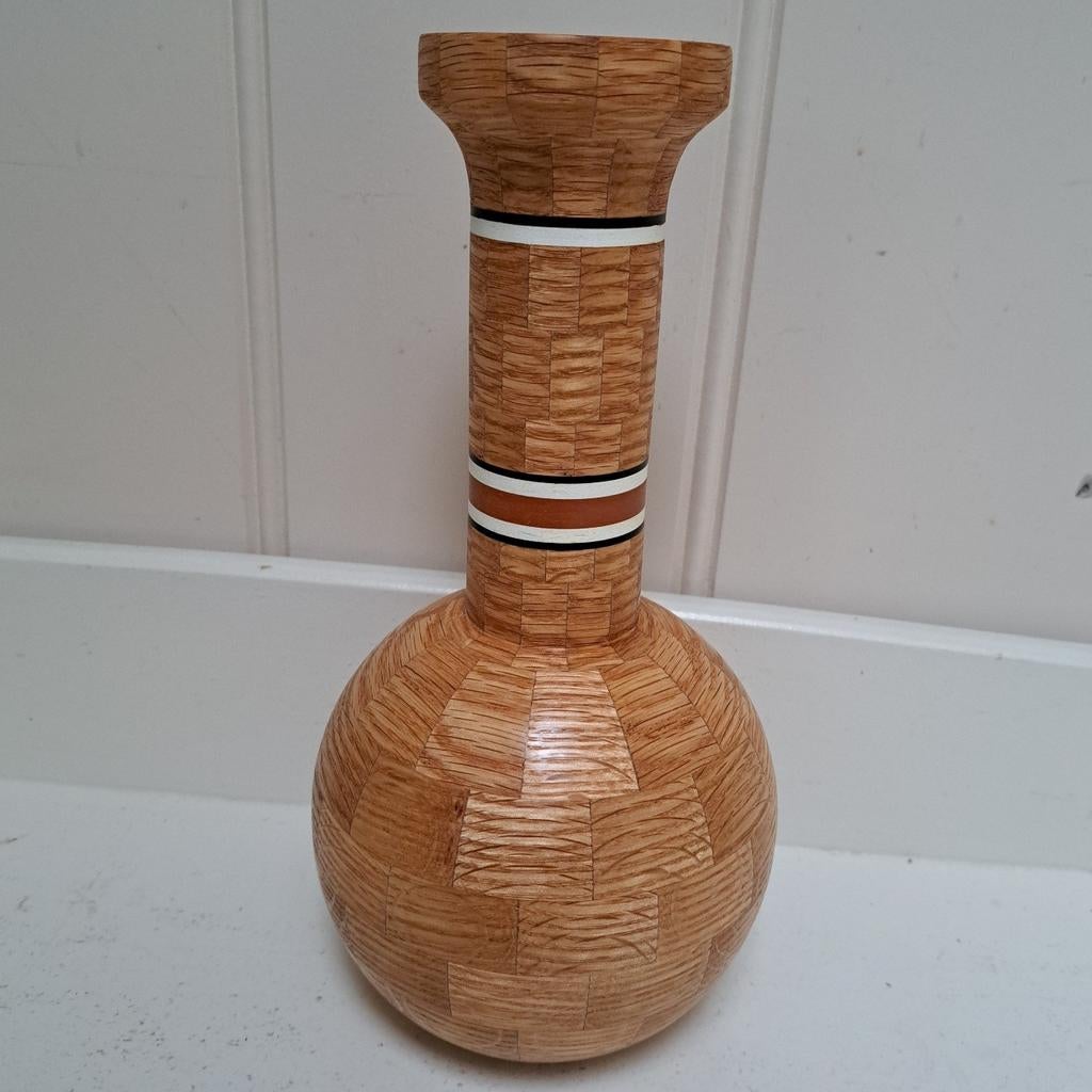 Hand gemaakt Houten Vaas.. NIEUW, Antiek en Kunst, Ophalen of Verzenden