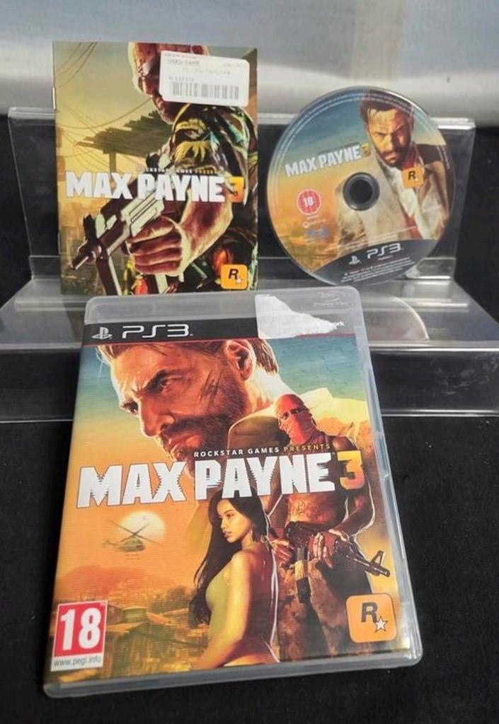 Max Payne 3 PS3 - Actiegame met intense gameplay, 1100 Avenue of the Americas, New York, NY 10036, USA, Online, Gebruikt, Vanaf 18 jaar