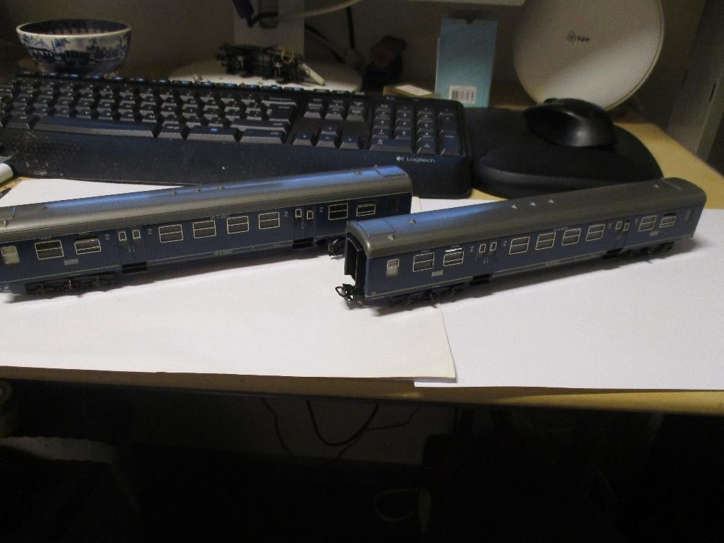 Marklin NS D. Rijtuigen 2x no 4049 in een nette staat, NVT, Wisselstroom, Gebruikt, Wagon