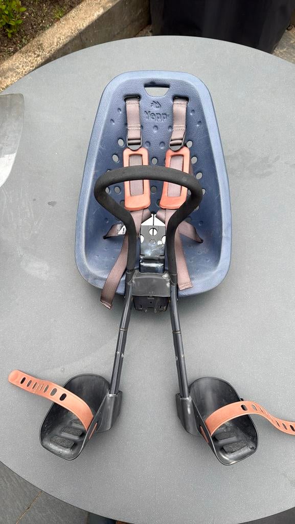 Yepp mini voorzitje incl. windscherm en nieuwe gordel, Ophalen of Verzenden, Gebruikt