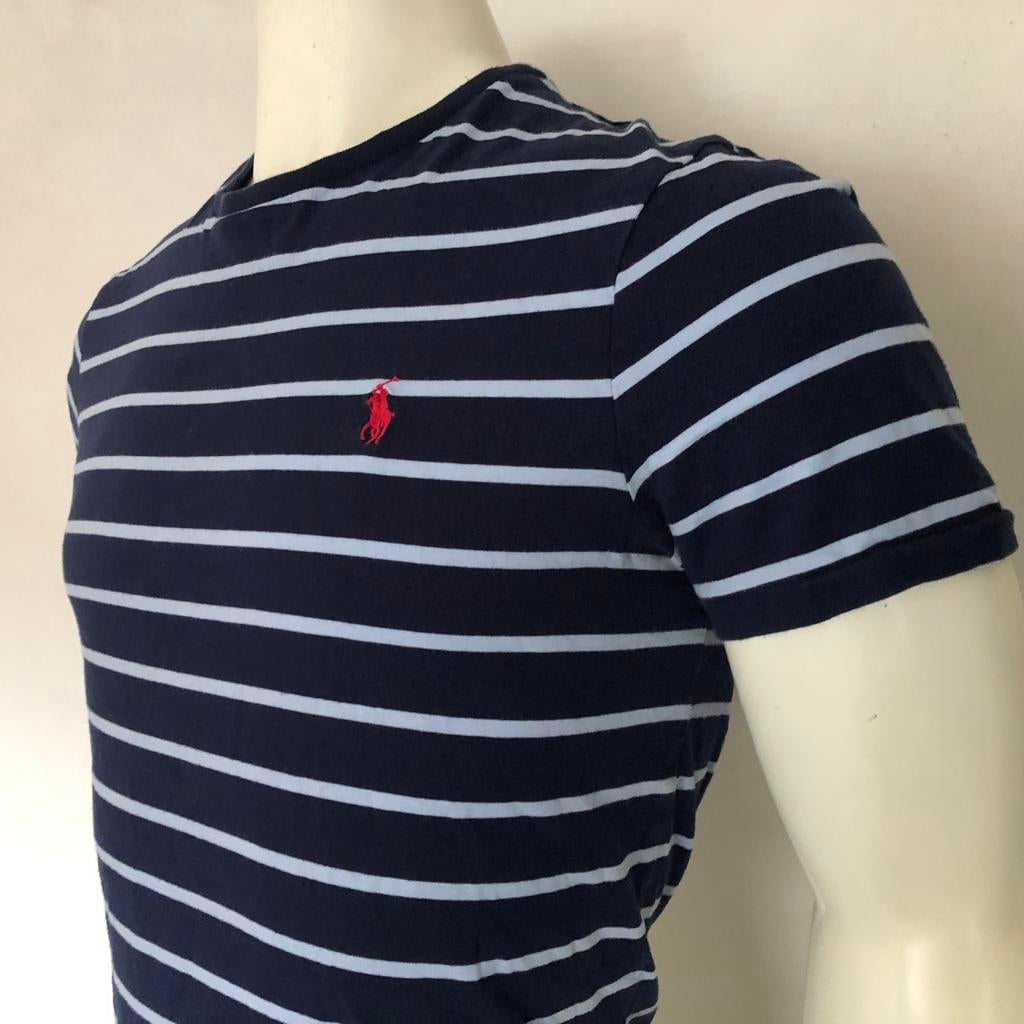 Polo Ralph Lauren T-shirt - slim fit heren - maat M, Verzenden, Zo goed als nieuw, Maat 48/50 (M), Blauw