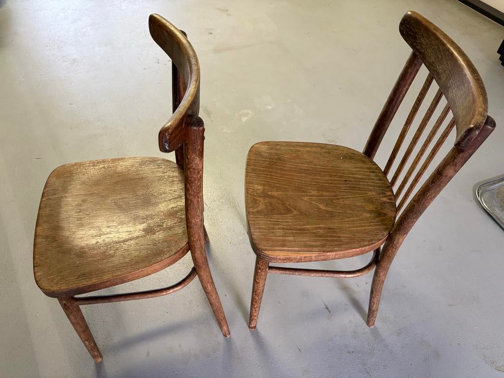 Vintage TON Thonet Cafestoelen No. 763 - Jaren '60-'80, Antiek en Kunst, Ophalen