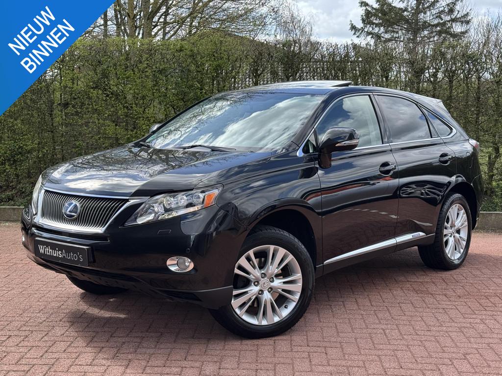 Lexus RX 450h 4WD President YOUNGTIMER! Luchtvering MarkLevi, Auto's, Lexus, Automaat, Euro 5, Gebruikt, Zwart