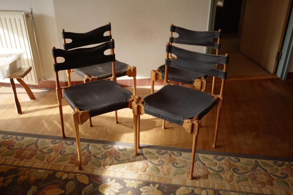 Set van 4 design 'Montreal' stoelen van Frei Otto, Antiek en Kunst, Antiek | Meubels | Stoelen en Banken, Ophalen
